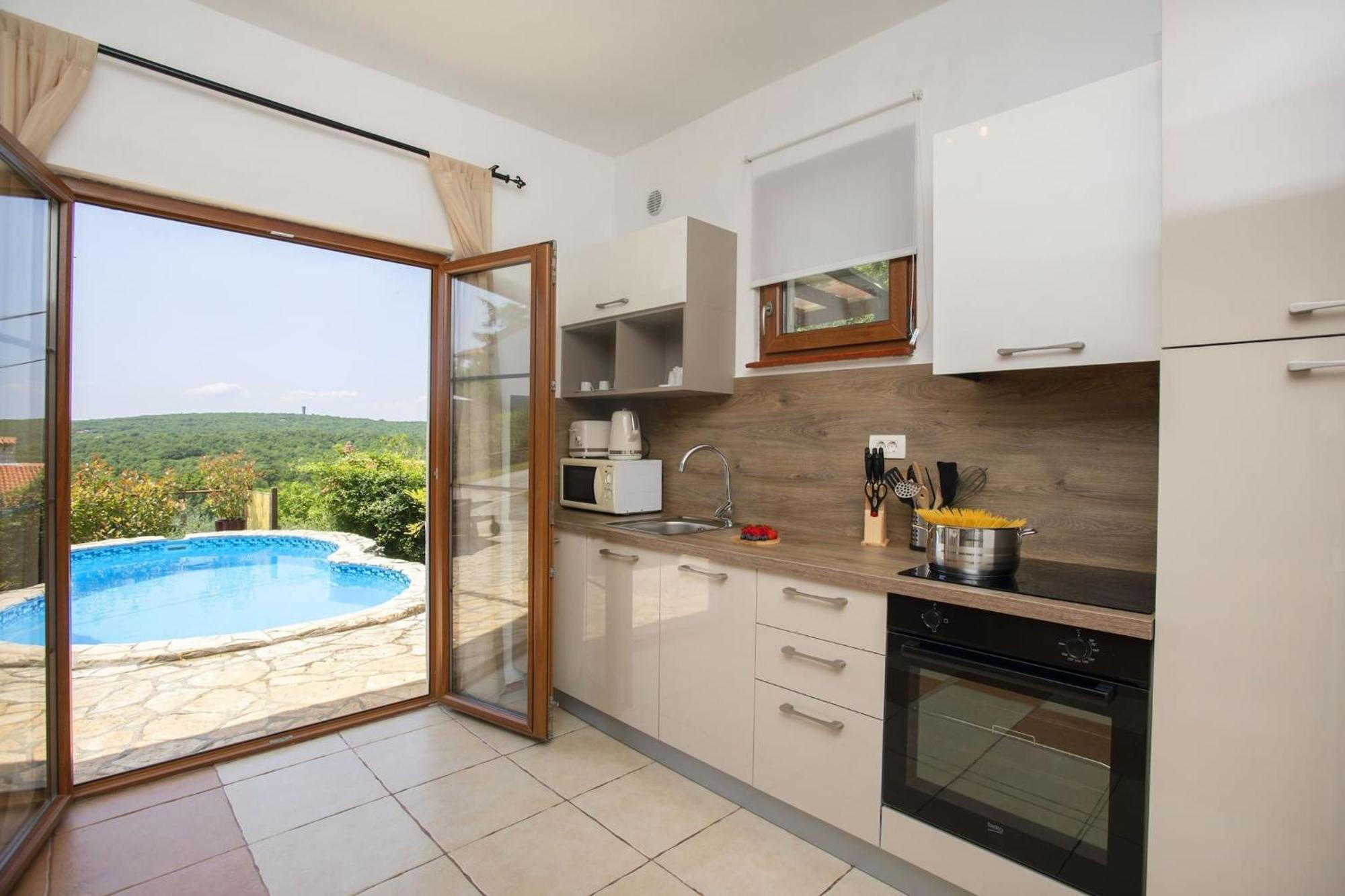 Holiday Home Deborah With Private Pool Labin  Ngoại thất bức ảnh